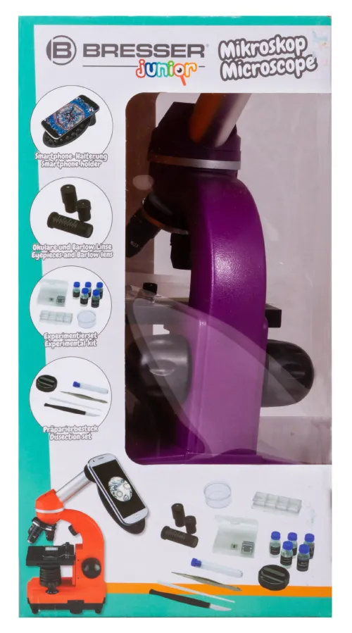 gráfico microscopio Bresser Junior Biolux SEL 40–1600x,  14