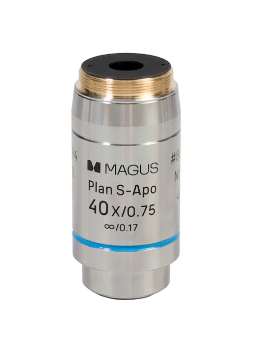 foto juego de objetivos MAGUS FL S-APO60 PlanF S-Apo 4х/10х/20х/40х/100х aceite ∞/0,17 H60 mm,  8