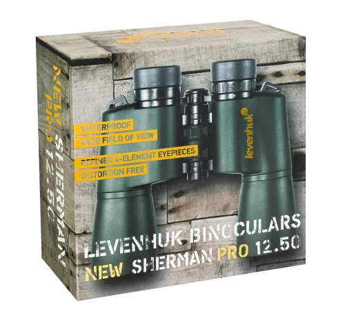 gráfico prismáticos Levenhuk New Sherman PRO 12x50,  13