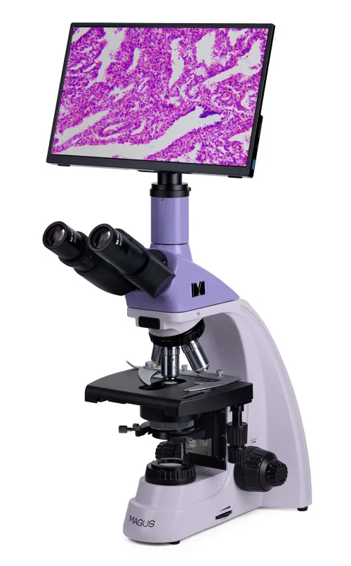 foto microscopio biológico digital MAGUS Bio D250T LCD,  3
