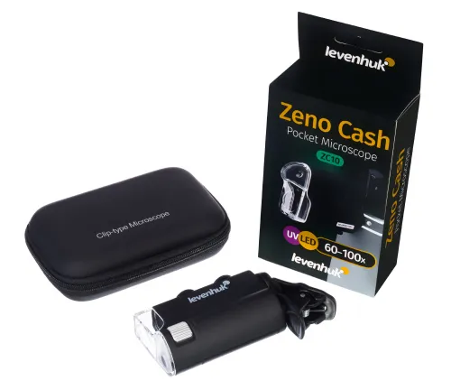 imagen microscopio de bolsillo Levenhuk Zeno Cash ZC10,  2