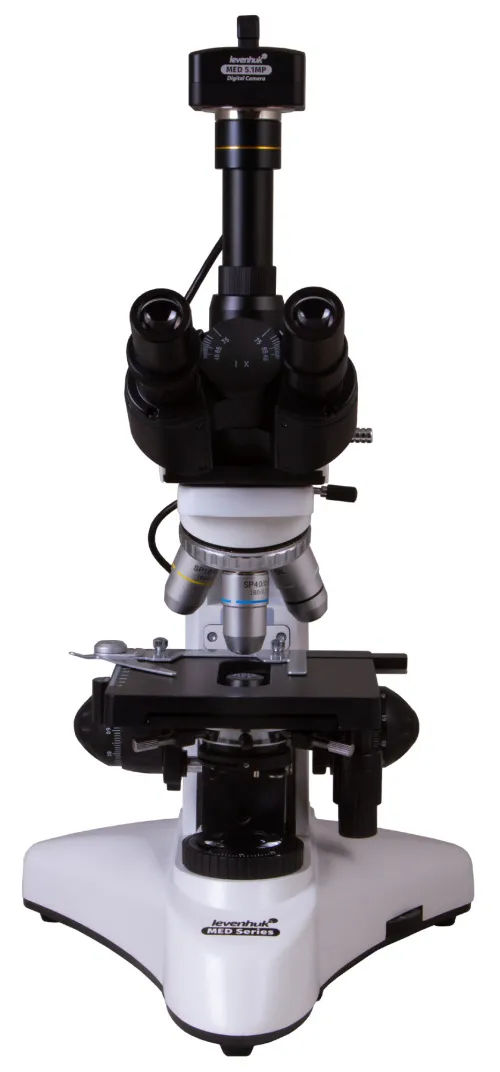 imagen microscopio trinocular digital Levenhuk MED D20T,  3