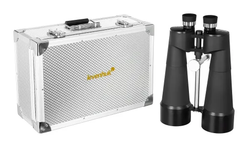 fotografía prismáticos Levenhuk Bruno PLUS 25x100,  3