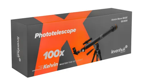 gráfico fototelescopio Levenhuk Kelvin Nova BASE 50/600,  17