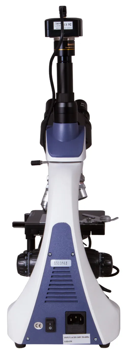 imagen microscopio trinocular digital Levenhuk MED D10T,  8