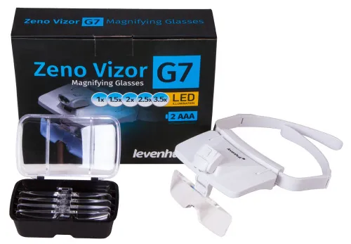 fotografía gafas lupa Levenhuk Zeno Vizor G7,  2