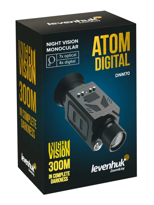 fotografía monocular de visión nocturna Levenhuk Atom Digital DNM70,  12