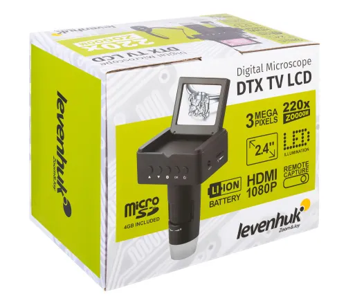 foto microscopio digital Levenhuk DTX TV LCD,  11
