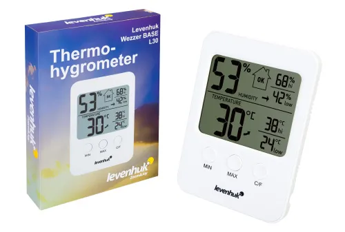imagen termohigrómetro Levenhuk Wezzer BASE L30,  4