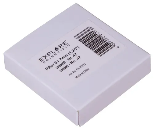 imagen filtro 1,25" violeta Explore Scientific nr. 47,  6