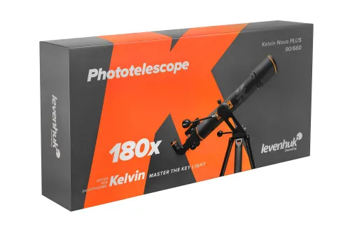 imagen fototelescopio Levenhuk Kelvin Nova PLUS 90/660,  17