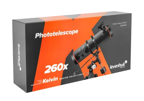 fotografía fototelescopio Levenhuk Kelvin Nova PLUS 130/650,  18