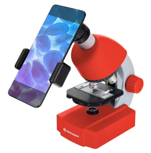 fotografía microscopio Bresser Junior 40–640x,  2
