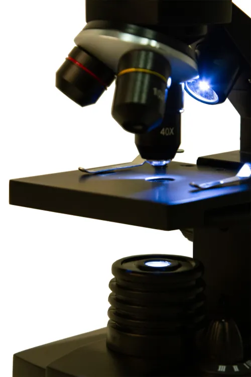 imagen microscopio Bresser National Geographic 40–1280x con soporte para smartphone,  15