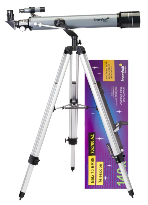 gráfico telescopio Levenhuk Blitz 70 BASE,  2
