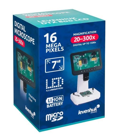 imagen microscopio digital Levenhuk DTX 800 LCD,  12