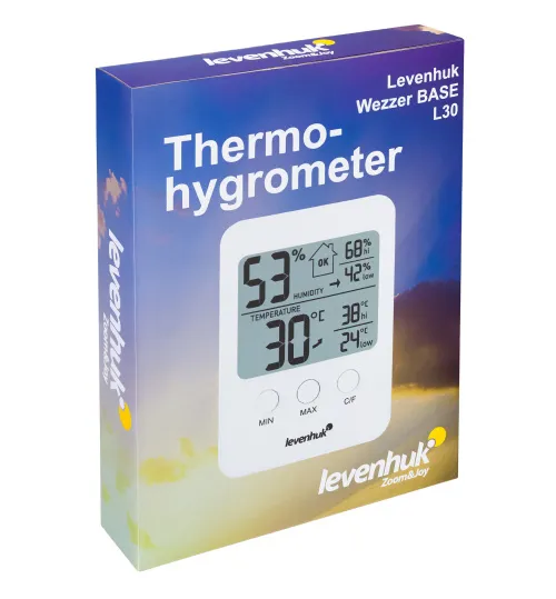 imagen termohigrómetro Levenhuk Wezzer BASE L30,  9