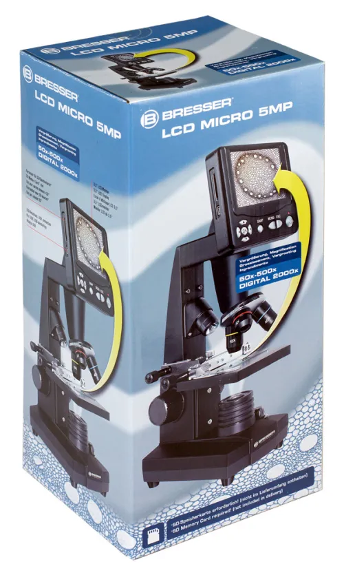 fotografía microscopio Bresser LCD 50–2000x,  7