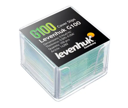 foto cubreobjetos Levenhuk G100, 100 unidades,  2