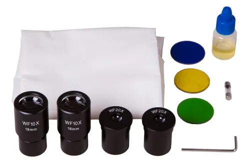 foto microscopio trinocular Levenhuk 740T,  16