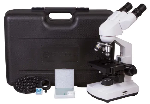 fotografía microscopio Bresser Erudit Basic 40–400x,  2