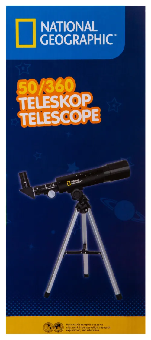 imagen kit de Bresser National Geographic: Telescopio 50/360 AZ y Microscopio 40–640x,  24