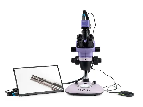 fotografía estereomicroscopio digital MAGUS Stereo D8T LCD BASE,  5