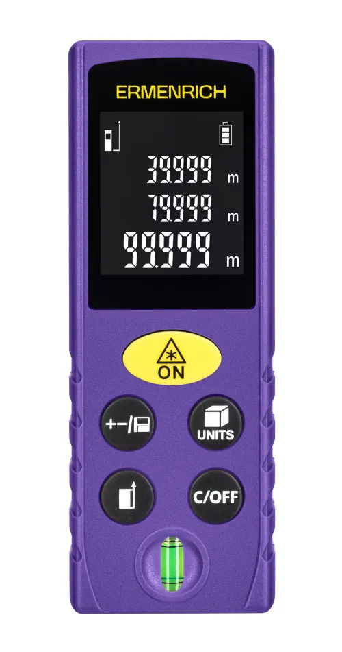 gráfico medidor láser Ermenrich Reel PLUS GK40,  3