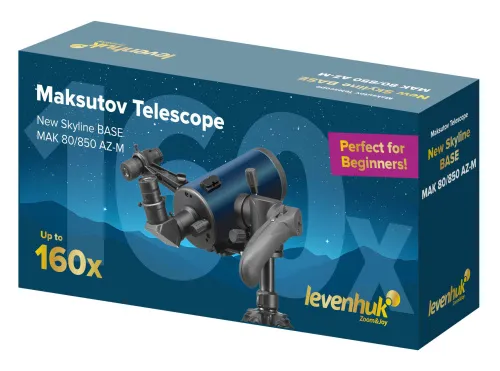 gráfico telescopio Levenhuk New Skyline BASE МАК 80/850 AZ-M ,  2