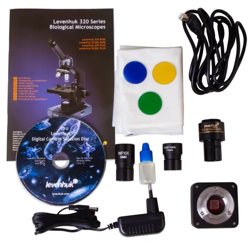 imagen microscopio digital monocular Levenhuk D320L PLUS 3.1M,  17