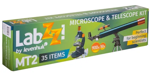 foto conjunto de microscopio y telescopio Levenhuk LabZZ MT2,  16