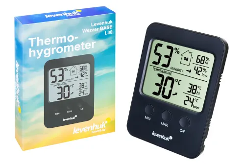 imagen termohigrómetro Levenhuk Wezzer BASE L30,  4