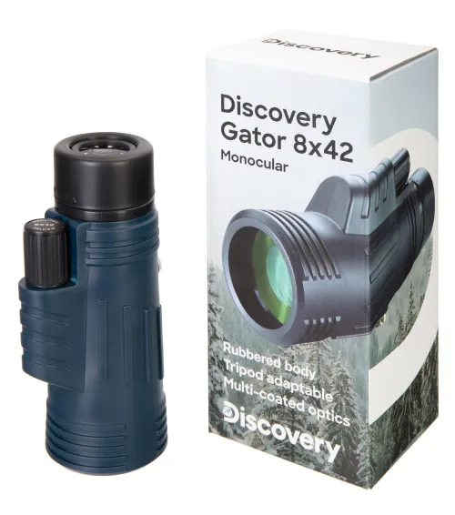 fotografía monocular Levenhuk Discovery Gator 8x42,  9