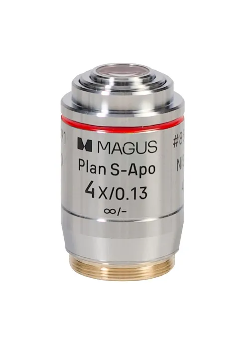 foto juego de objetivos MAGUS FL S-APO60 PlanF S-Apo 4х/10х/20х/40х/100х aceite ∞/0,17 H60 mm,  3