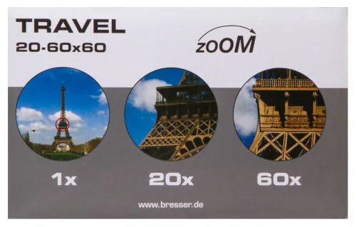 gráfico catalejo Bresser Travel 20–60x60,  14