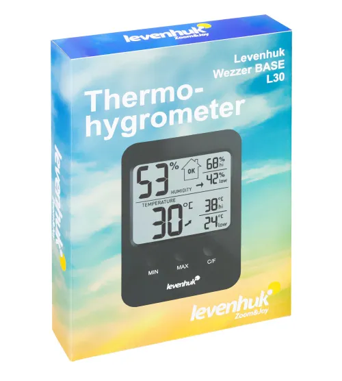 imagen termohigrómetro Levenhuk Wezzer BASE L30,  9