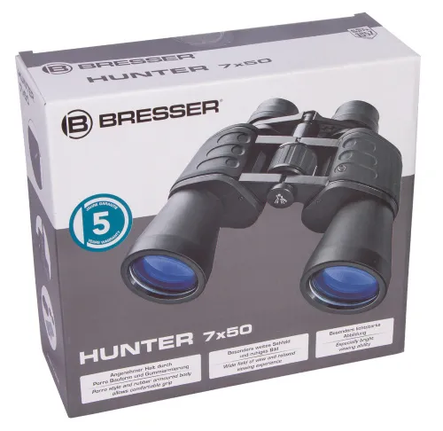gráfico prismáticos Bresser Hunter 7x50,  8