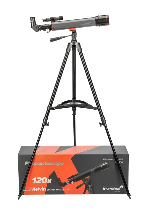gráfico fototelescopio Levenhuk Kelvin Nova BASE 60/500,  2