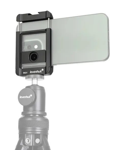 fotografía mini jaula para teléfono inteligente Levenhuk Kelvin RIG1,  4