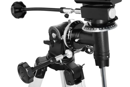 gráfico telescopio Levenhuk Discovery Spark 769 EQ con libro,  12