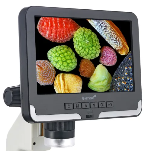 gráfico microscopio digital Levenhuk Rainbow DM700 LCD,  7