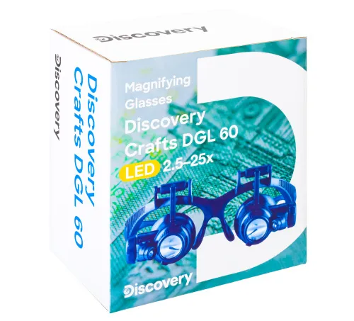 foto gafas lupa Levenhuk Discovery Crafts DGL 60,  12