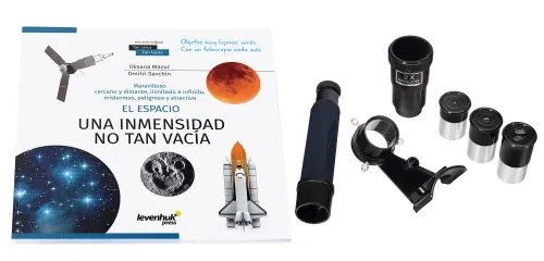 imagen telescopio Levenhuk Discovery Spark 767 AZ con libro,  3