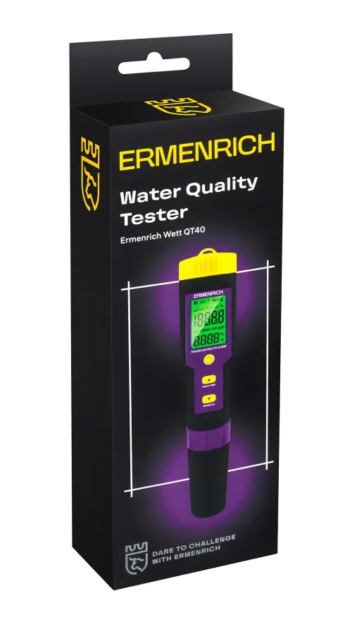imagen comprobador de calidad del agua Ermenrich Wett QT40,  6