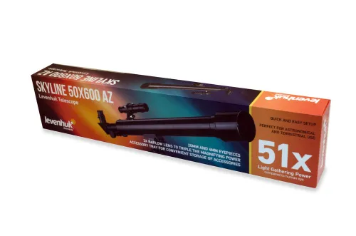 foto telescopio Levenhuk Skyline 50х600 AZ,  7