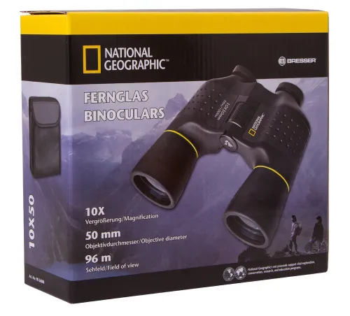 fotografía prismáticos Bresser National Geographic 10x50,  9