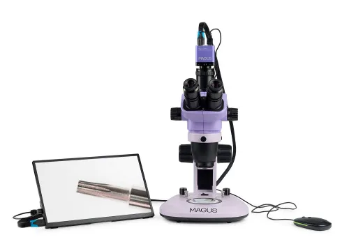 fotografía estereomicroscopio digital MAGUS Stereo D7T LCD BASE,  5
