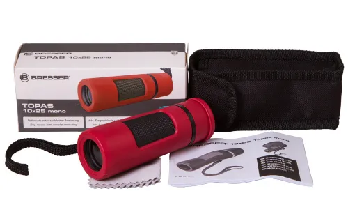 gráfico monocular Bresser Topas 10x25,  6