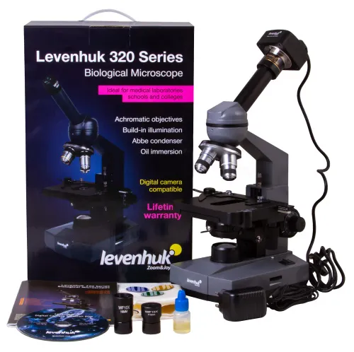 imagen microscopio digital monocular Levenhuk D320L PLUS 3.1M,  2