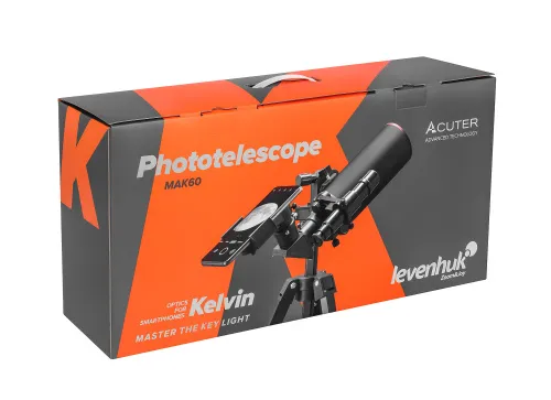 fotografía fototelescopio Levenhuk Kelvin MAK60 mini AZ,  16